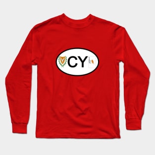 Cyprus car country code Long Sleeve T-Shirt